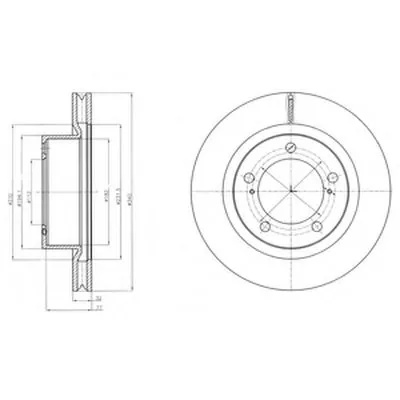 Тормозной диск DELPHI купить