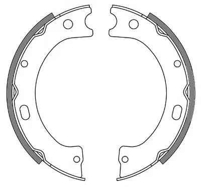 Комплект тормозных колодок, стояночная тормозная система REMSA купить