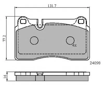Комплект тормозных колодок, дисковый тормоз NATIONAL купить