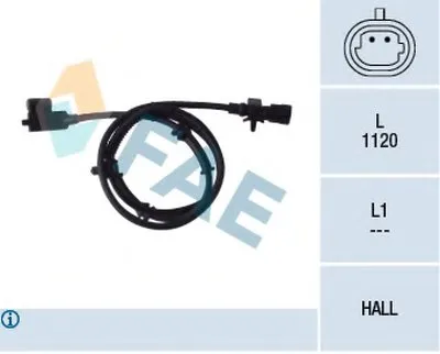 Датчик, частота вращения колеса FAE купить