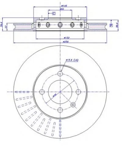 Тормозной диск HC CAR купить