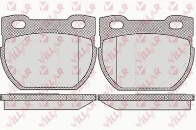 Комплект тормозных колодок, дисковый тормоз VILLAR купить