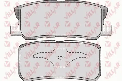 Комплект тормозных колодок, дисковый тормоз VILLAR купить