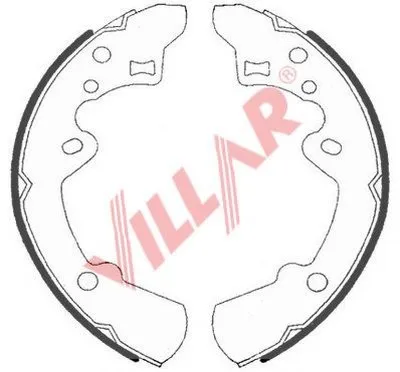 Комплект тормозных колодок VILLAR купить