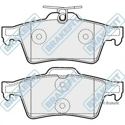 Комплект тормозных колодок, дисковый тормоз Brake Fit APEC braking купить