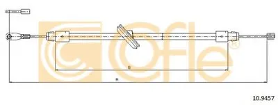 Трос, стояночная тормозная система COFLE купить