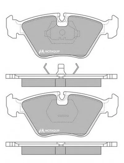 Комплект тормозных колодок, дисковый тормоз MOTAQUIP купить