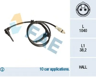 Датчик, частота вращения колеса FAE купить