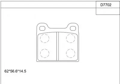 Комплект тормозных колодок, дисковый тормоз ASIMCO купить