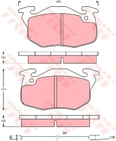 Комплект тормозных колодок, дисковый тормоз Dr!ve+ купить