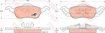 Комплект тормозных колодок, дисковый тормоз Dr!ve+ купить