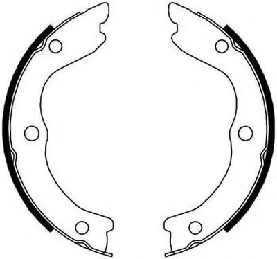 Комплект тормозных колодок, стояночная тормозная система MOTAQUIP купить