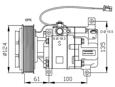 Компрессор, кондиционер NRF купить