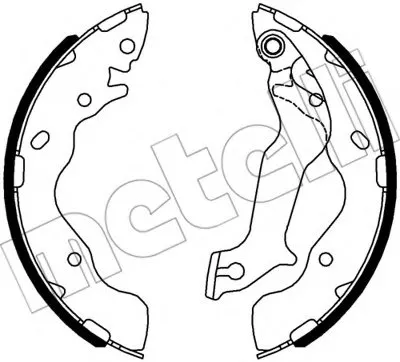 Комплект тормозных колодок METELLI купить