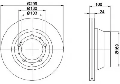 Тормозной диск HELLA купить