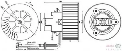 Вентиляция салона BEHR HELLA SERVICE HELLA купить
