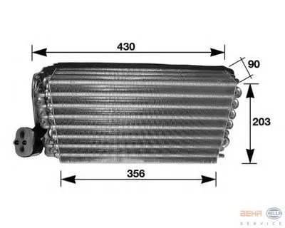 Испаритель, кондиционер BEHR HELLA SERVICE HELLA купить
