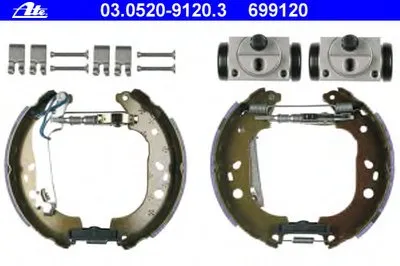 Комплект тормозных колодок Original ATE TopKit ATE купить