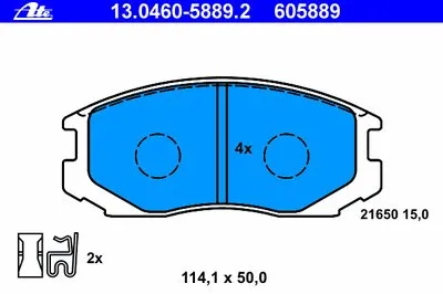Комплект тормозных колодок, дисковый тормоз ATE купить