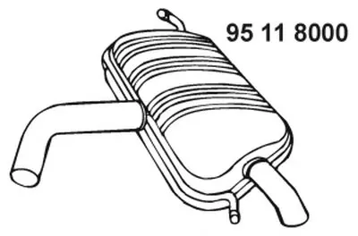Глушитель выхлопных газов конечный EBERSPÄCHER купить