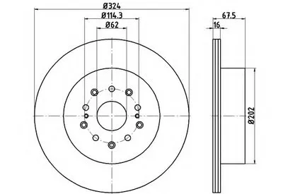 Тормозной диск MINTEX купить
