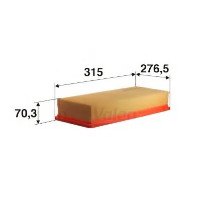 Воздушный фильтр VALEO купить