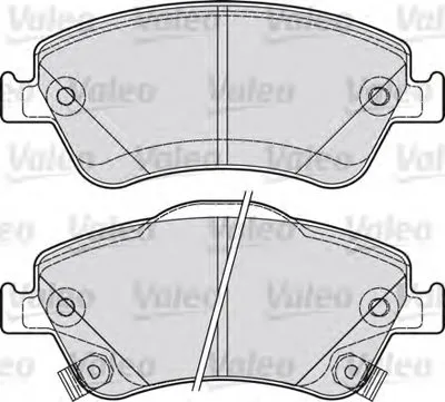 Комплект тормозных колодок, дисковый тормоз VALEO купить