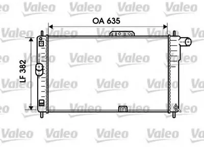 Радиатор, охлаждение двигателя VALEO купить