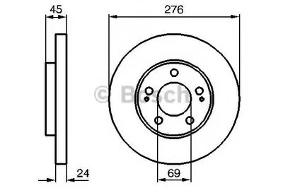 Тормозной диск BOSCH купить