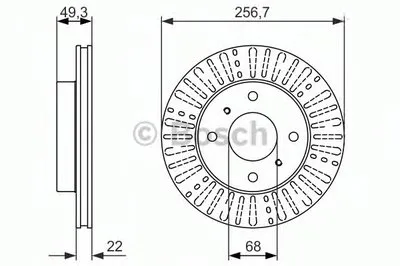 Тормозной диск BOSCH купить