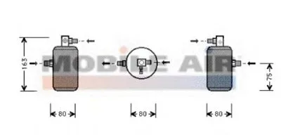 Осушитель, кондиционер VAN WEZEL купить