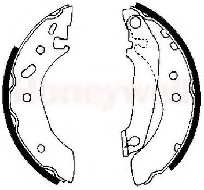 Комплект тормозных колодок JURID купить