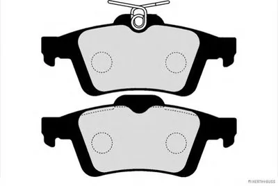 Комплект тормозных колодок, дисковый тормоз HERTH+BUSS JAKOPARTS купить