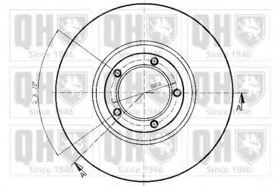 Тормозной диск QUINTON HAZELL купить