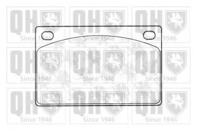 Комплект тормозных колодок, дисковый тормоз QUINTON HAZELL купить