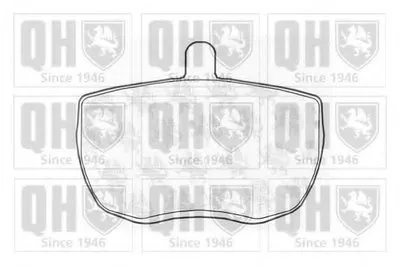 Комплект тормозных колодок, дисковый тормоз QUINTON HAZELL купить