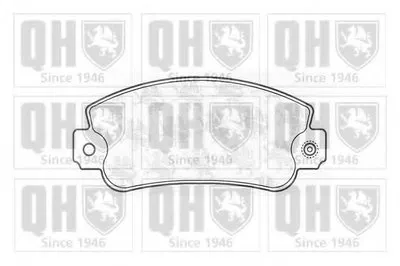 Комплект тормозных колодок, дисковый тормоз QUINTON HAZELL купить