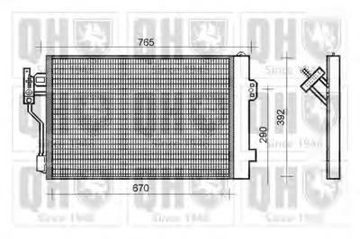 Конденсатор, кондиционер QUINTON HAZELL купить