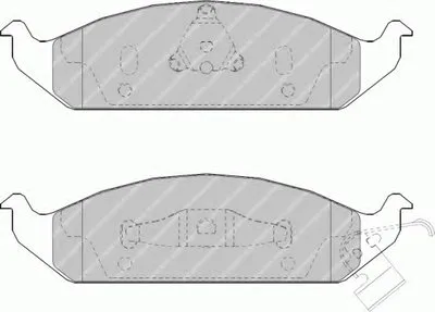Комплект тормозных колодок, дисковый тормоз PREMIER FERODO купить