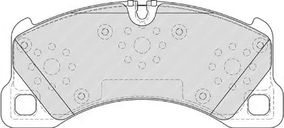 Комплект тормозных колодок, дисковый тормоз PREMIER FERODO купить