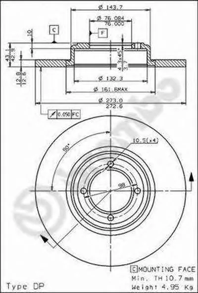 Тормозной диск AP купить