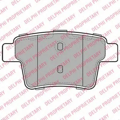 Комплект тормозных колодок, дисковый тормоз DELPHI купить
