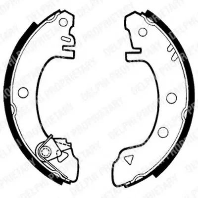 Комплект тормозных колодок DELPHI купить