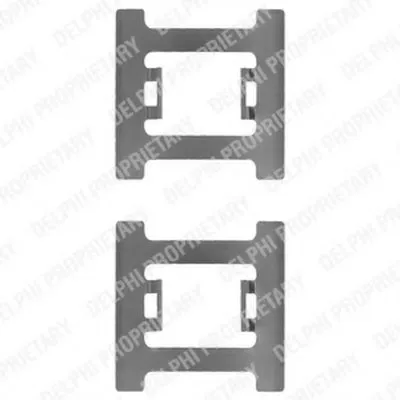 Комплектующие, колодки дискового тормоза DELPHI купить