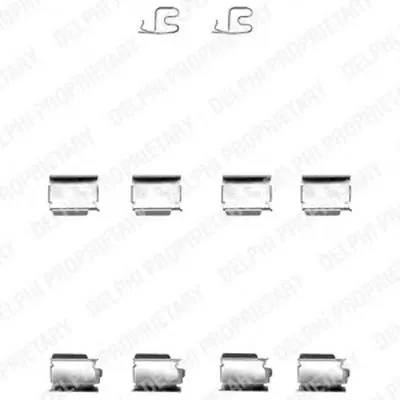 Комплектующие, колодки дискового тормоза DELPHI купить