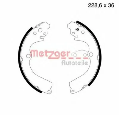 Комплект тормозных колодок METZGER купить