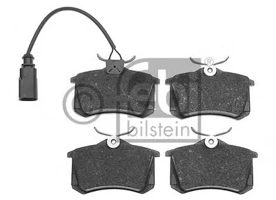Комплект тормозных колодок, дисковый тормоз FEBI BILSTEIN купить