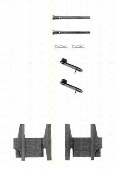 Комплектующие, колодки дискового тормоза TRISCAN купить