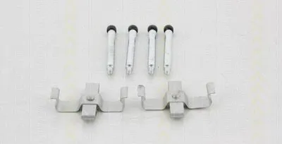 Комплектующие, колодки дискового тормоза TRISCAN купить