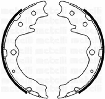 Комплект тормозных колодок, стояночная тормозная система METELLI купить